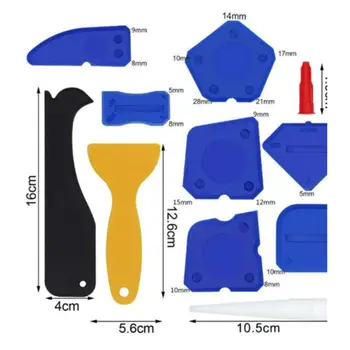 

17PCS/Set Scraper Kit Plastic Glass Glue Plastic Scraper Removal Tool Kit