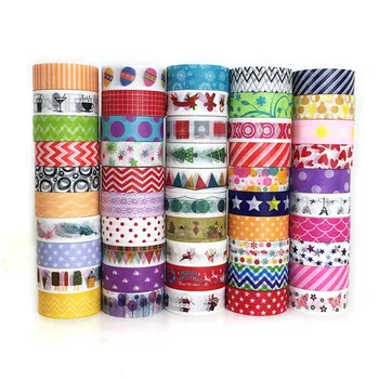 

6 Rolls Cute Washi Tape Set Christmas Masking Tape For Gift Wrapping Scrapbooking Planner Japanese Paper Tape School Supply