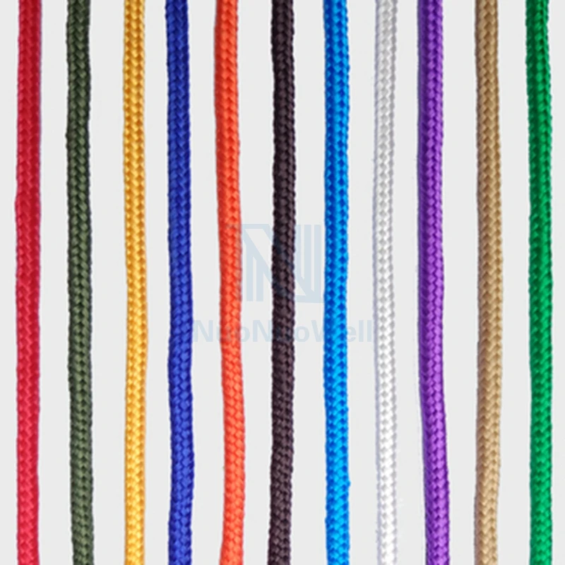 6mm Thicken Rope Colorful Weave Stairs Safety Net Balcony Stairway Childrens' Anti-falling Fence Nylon Climbing Adorn Rope Nets