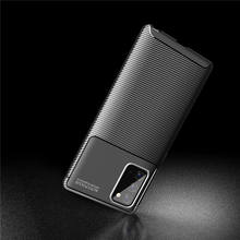 Carbon Fiber Case For Samsung Galaxy Note 20 Case Note 20 Ultra Cover Soft Phone Bumper For Samsung Galaxy Note 20 Ultra Funda