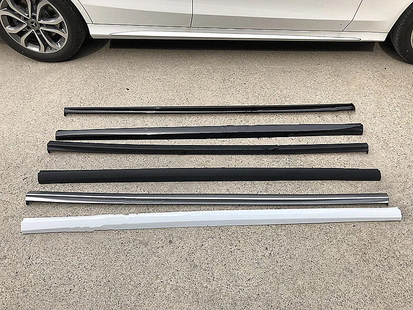 Для JETTA GLI style ABS racing car bodykit боковые юбки для VW R line юбки|Набор складных боковых