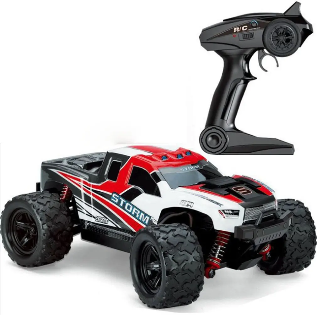 

1:18 2.4G 4WD RC Big Foot Car Truck High Speed Remote Control Off-road Crawler Vehicle Model RTR Toy For Kids Gift