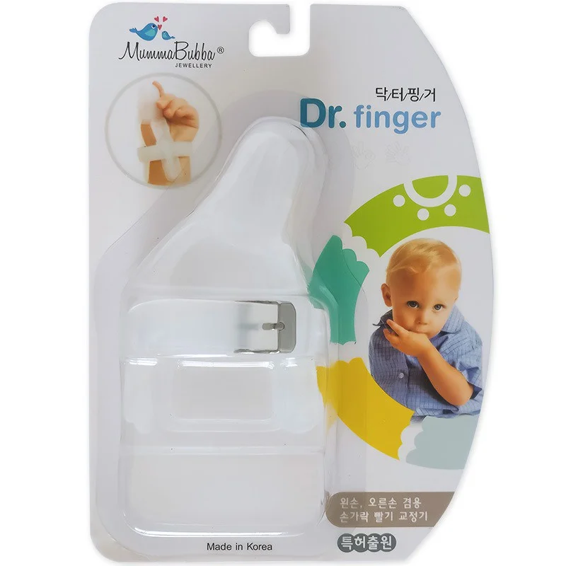 Нетоксичный силиконовый детский соска для сосания большого пальца стоп-защита для пальцев набор для ухода, чтобы остановить отсасывание большого пальца коррекция укуса