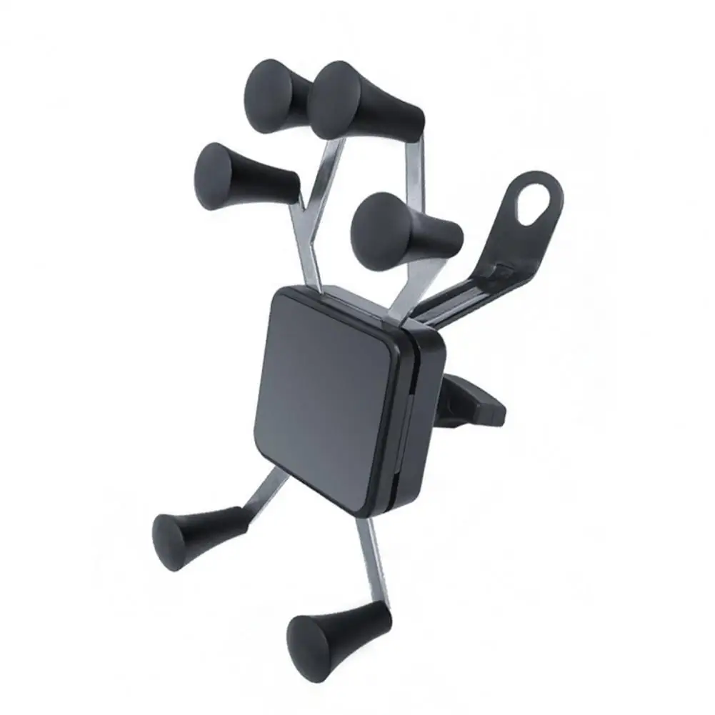 Portable Adjustable 6-Claw Motorcycle Rearview Mirror Mobile Phone Holder Electric Vehicle Bicycle Cellphone Bracket