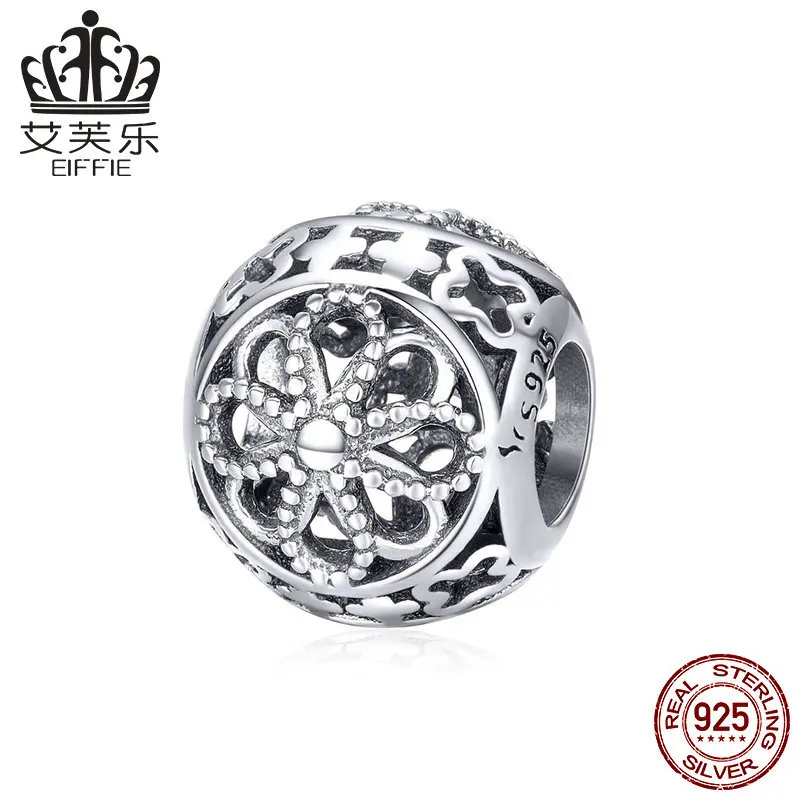 Серия насекомых-растений,, сделай сам, 925 серебро, оригинальные бусины-разделители для изготовления ювелирных изделий, Подходит для Пандора, очаровательный браслет