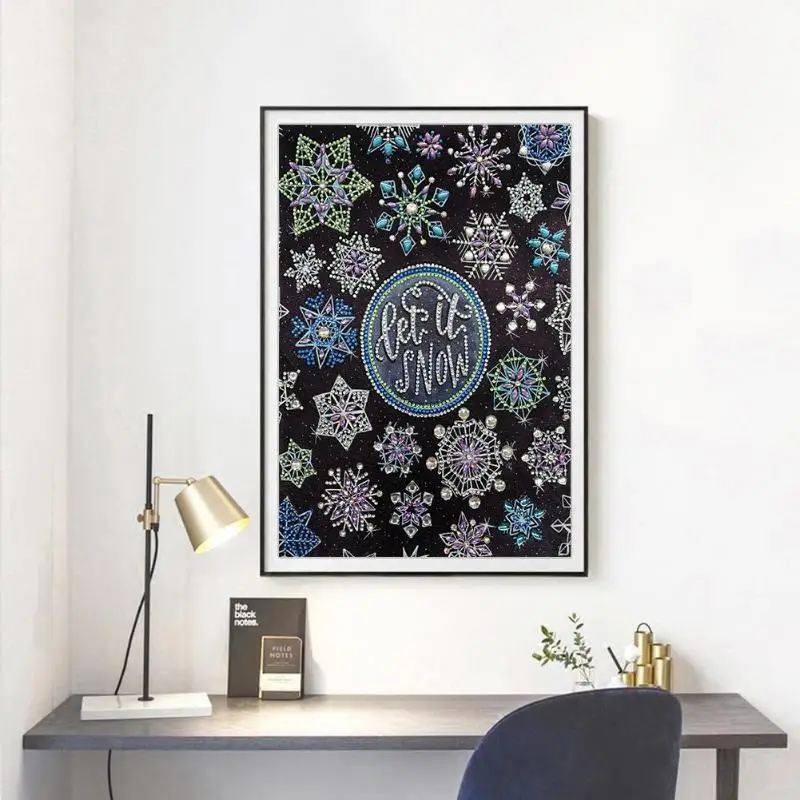 

5D DIY Special Shaped Diamond Painting Tree Snowflake Beauty Birds Cross Stitch Craft Kits