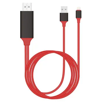 

2M 8 Pin To HDMI HDTV AV Adapter Cable For Lightning For IPhone For IPad IOS System Mobile Phone TV Hd Cable
