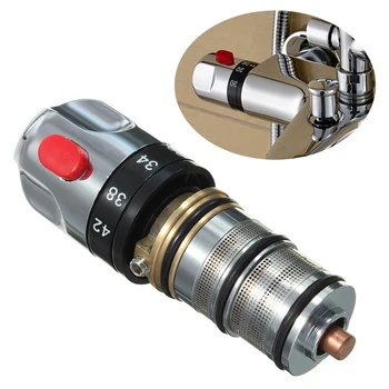 

Thermostatic Portable Shower Mixer Constant Spray Temperature Control Comfort Hot Cold Water Mixer For Shower Head Top