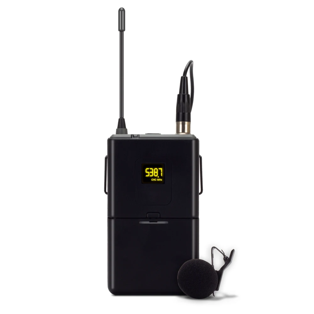 YUEPU RU-8400 Профессиональный UHF Регулируемый выбор беспроводной ручной передатчик клип Lavalier микрофон системы 4 канала