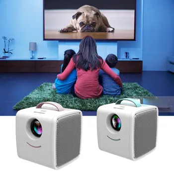 

AU Plus Mini Q2 Home Children Projector Portable Led Support Hd 1080P Small Projector 20-80 Inch Projection Size