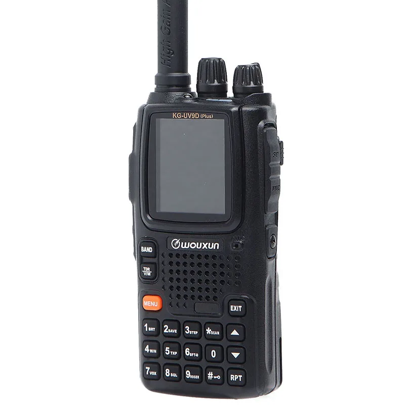 Wouxun KG-UV9D Plus Walkie Talkie CB радиостанция приемопередатчик многодиапазонный Воздушный диапазон частоты 108-136 МГц полицейский 350-390 МГц UV-9R