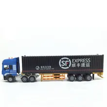 1/50 сплав металла грузовик транспортный контейнер для транспортных средств Shunfeng полуприцеп контейнеровоз литье под давлением модель инженерных транспортных средств игрушки