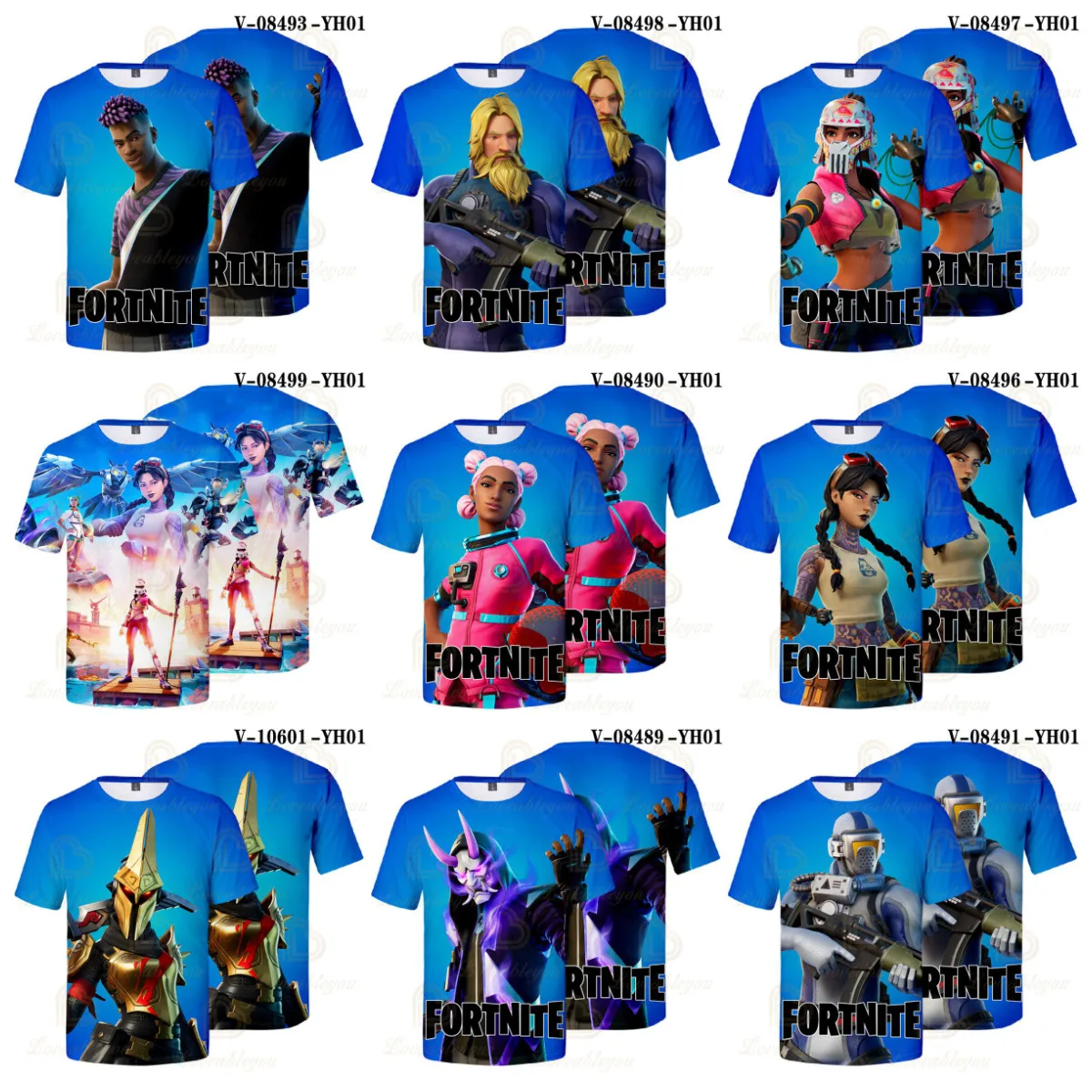 Fortnite Victory Royal 6 To 19 Years Kids Hero Tshirt Battle Royale 3D T-shirt Boys Girls Cartoon Tops Teen Clothes | Мужская одежда