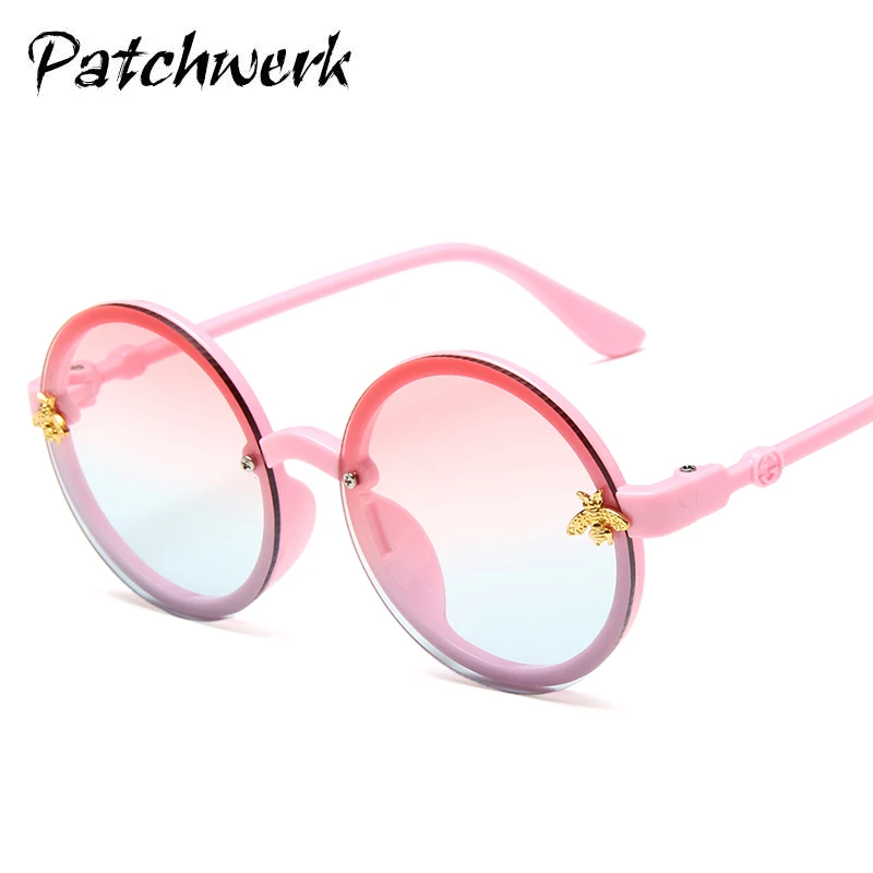 

Retro Kids Sunglasses, Bee Round Sunglasses