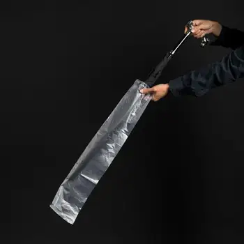 

100 Pcs 13x72cm Umbrella Bags Double Sided Long Handle Umbrella Package Plastic Bags Umbrella Film For Store Automatic Protector