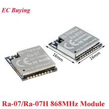Ra-07 Ra-07H módulo sem fio wifi lorawan baixa potência lora rf módulo asr6501 868mhz 3.3v smd18 uart gpio i2c iic pwm adc swd