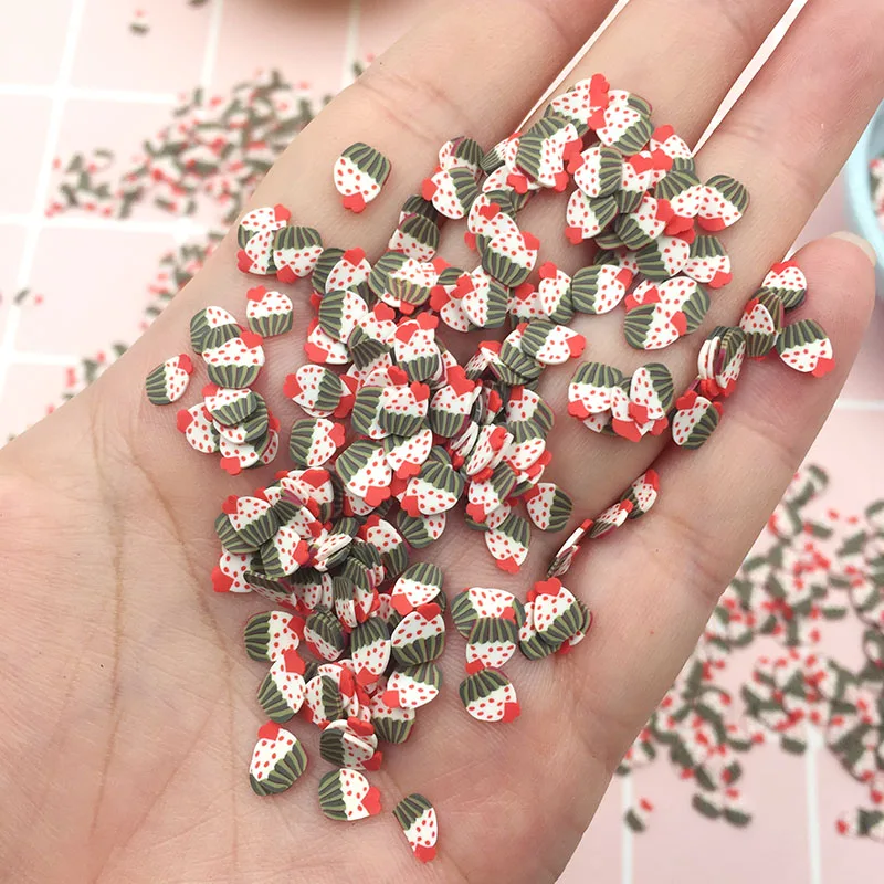 100 г Fimo глиняные кусочки разбрызгивает украшения торта для слизи DIY ремесло торт игрушки в виде десерта пушистые поставки слаймов глиняная добавка
