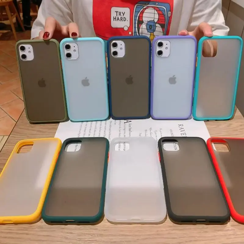 Матовый Прозрачный чехол из ТПУ для Iphone 11 Pro Max чехлы телефонов класса люкс 7