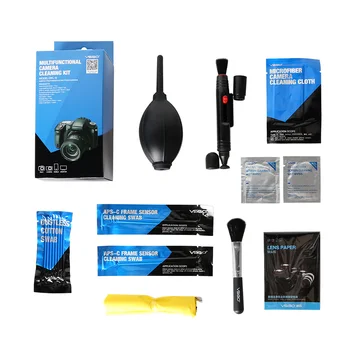 

Professioanl Camera Lens Cleaning Kit & Sensor Cleaning Kit 11 In 1 Lens Cleaning Pen Air Blower Sensor Swab Lens Tissue