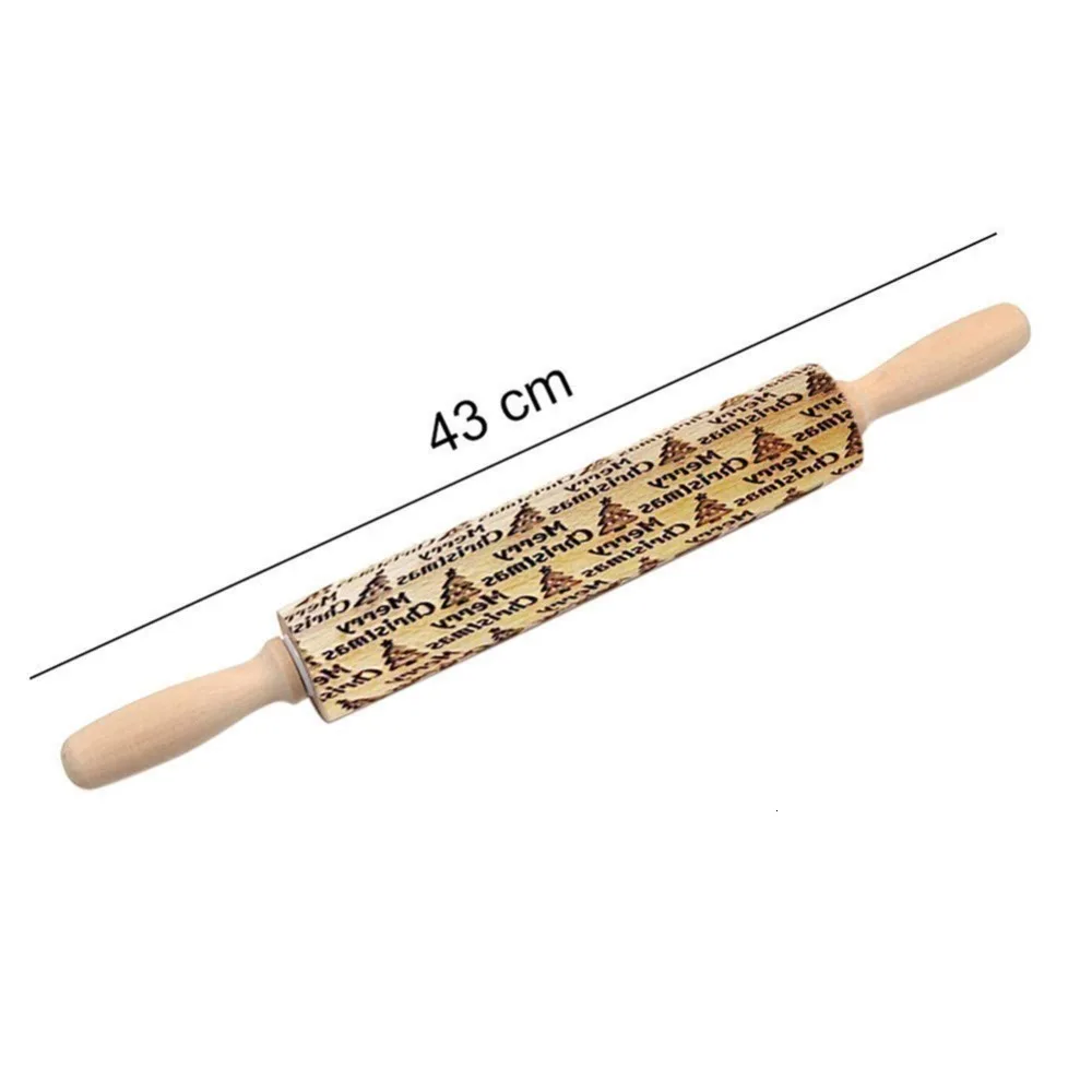 Деревянная Скалка Для мастики тиснение с узором помадка торт тесто с рисунком ролик помадка торт выпечки инструменты