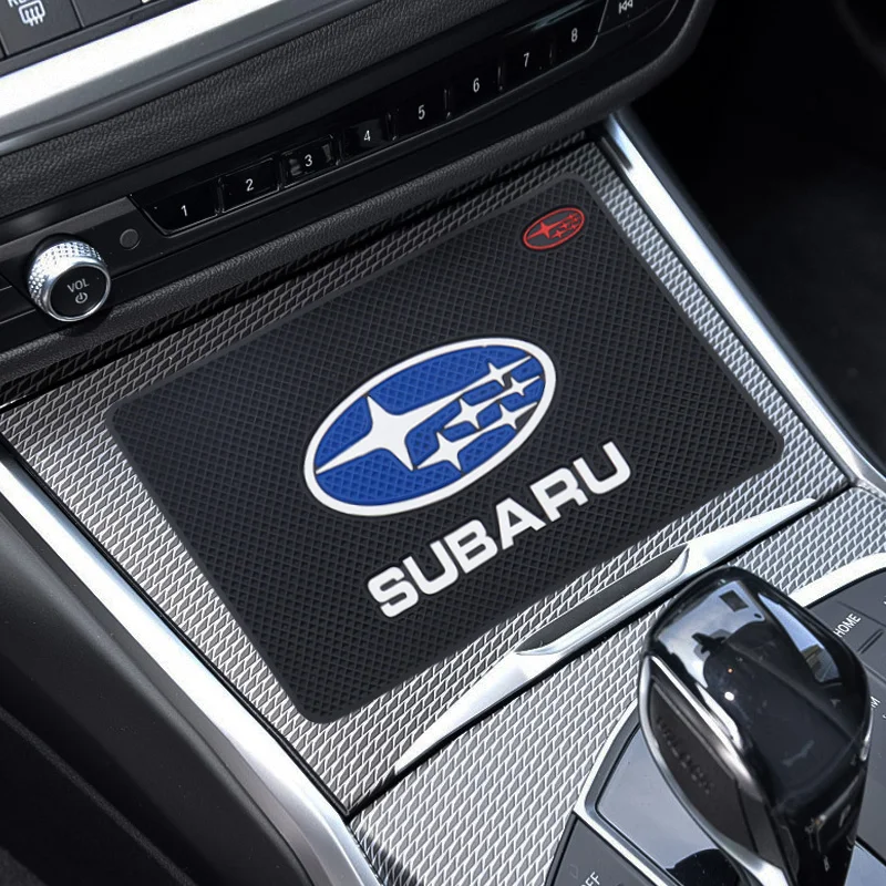 

Car Logo Ornament PVC Anti-Slip Mat Sticky Pad Anti-slip Pad gel Mat for Subaru Impreza Forester Tribeca XV BRZ