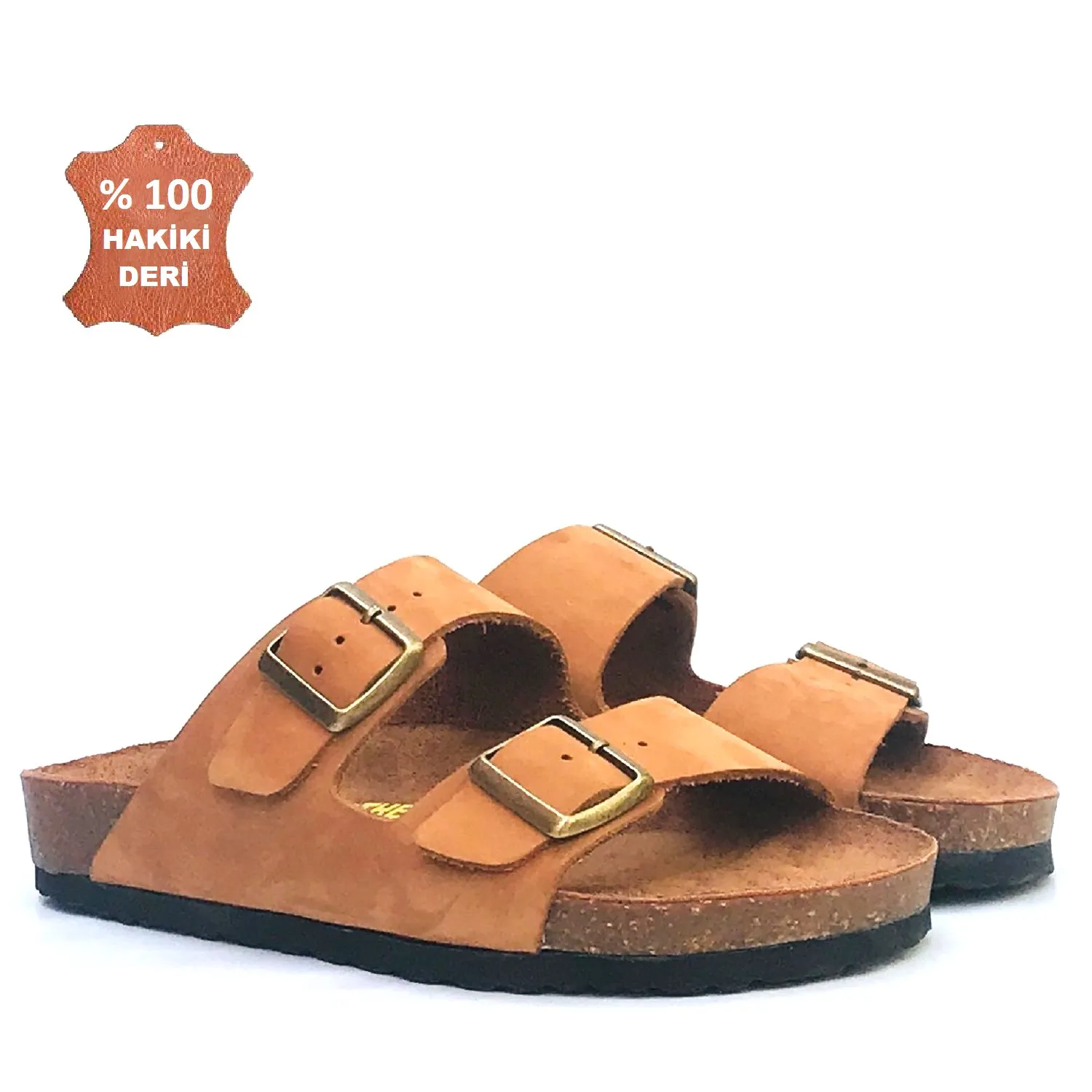 tan leather flip flops ladies