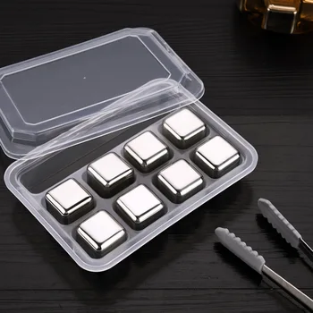 

304 Stainless Steel Ice Cubes Quick-frozen Ice Metal Ice Coffee Beverage Whiskey Bar Wine Supplies