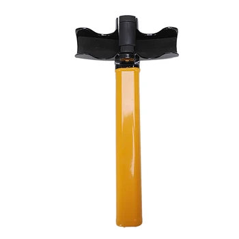 

ANTI THEFT CAR AUTO VAN SECURITY ROTARY STEERING CROOK WHEEL LOCK YELLOW