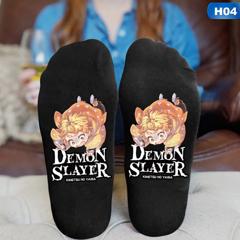 SK1799H04 Аниме «Demon Slayer: Kimetsu no Yaiba»; носки для косплея; реквизит; подарок для фанатов - Цвет: SK1799H04