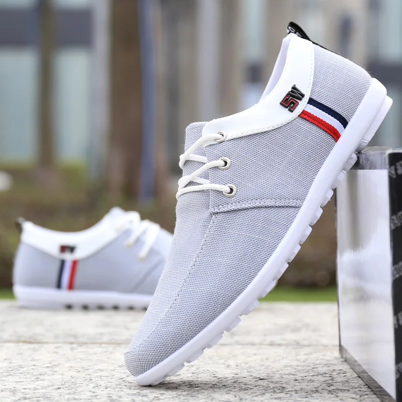 

Brand Casual Shoes Men Breathable Canvas Shoes For Men Fashion Espadrilles Men Flats Luxury Shoes Casual Trainers Men Footwear