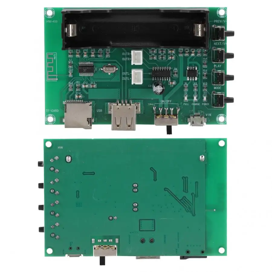 HW-433 двойной 5 Вт Цифровой Bluetooth двойной каналы Аудио Стерео Усилитель мощности доска Горячая