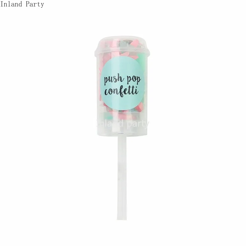 Push Poppers розы в ассортименте золотые Конфетти Свадебный юбилей Push Pop дождь из конфетти для малыша Русалка Вечерние DIY украшения на день рождения