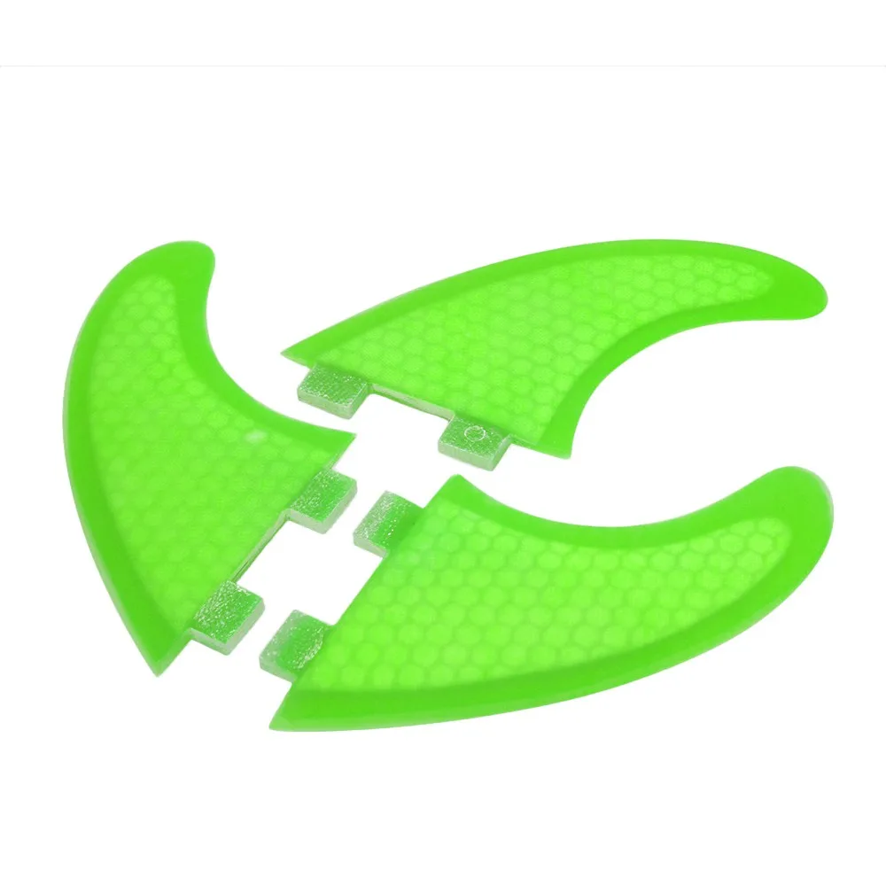 3 шт. набор плавников для серфинга G3/G5/G7 унисекс серсерфинга SUP Fin Thruster сотовый плавник для серфинга плавники(доска для серфинга) доска плавники