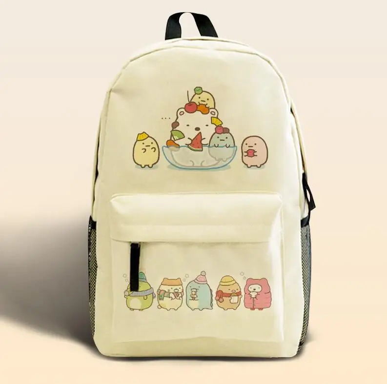 Sumikko Gurashi школьный рюкзак аниме периферийная двухмерная сумка через плечо милый рюкзак для животных школьная сумка подарок на день рождения