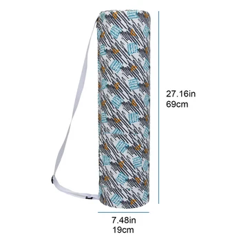 

Fitness ​ Yoga Bag Waterproof Canvas Mat Tote Storage bag Full Zip Shoulder bag