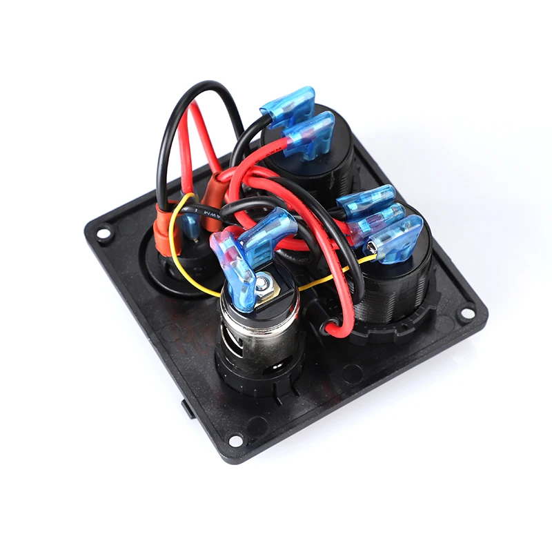 C Ÿ ڵ 4 г USB DC 12V  36W Ÿ̸  usb 12V    QC   ȭ 3.0