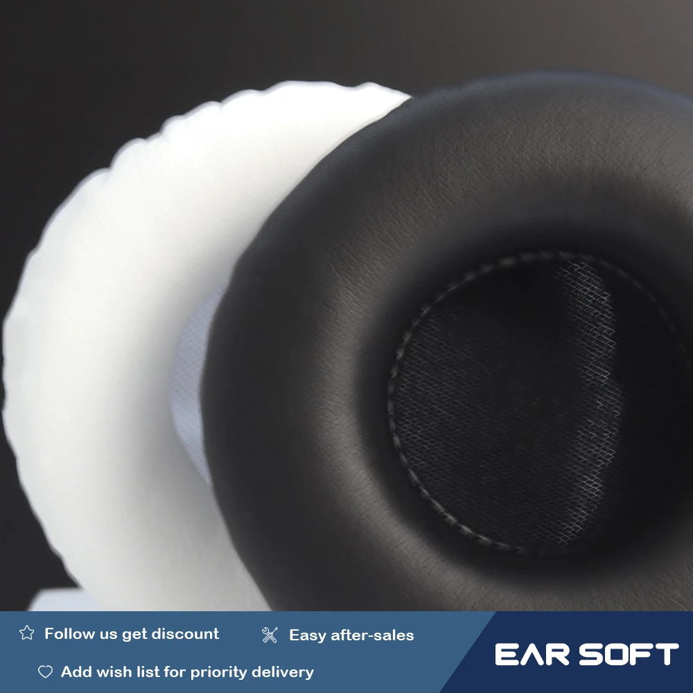 

Earsoft Replacement Ear Pads Cushions for Corsair Vengeance 1300 1400 1500 Headphones Earphones Earmuff Case Sleeve Accessories