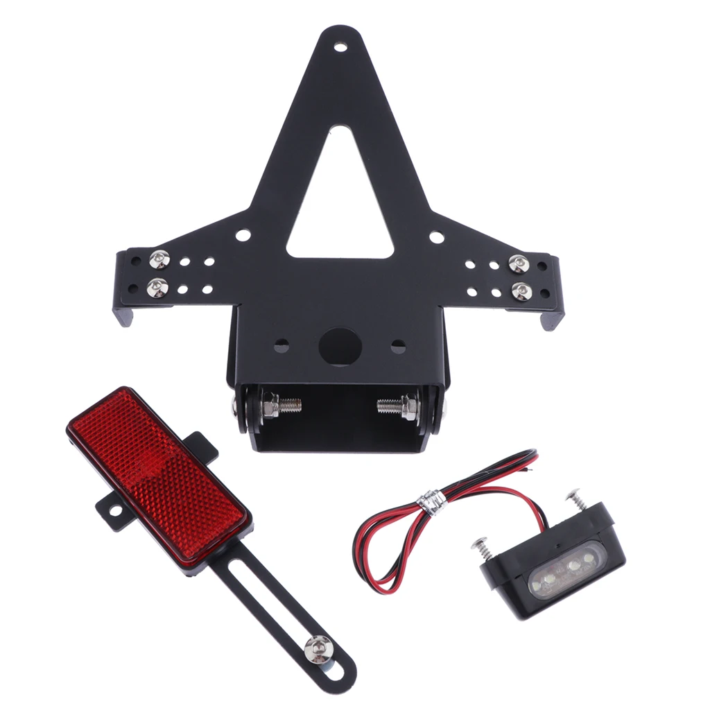 MagiDeal License Plate Light Holder Adjustable for YAMAHA TDM TRX 850