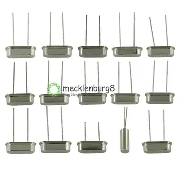 

15PCS Values Crystal Oscillator Assortment 4-48MHZ Kit Set DIP DIY