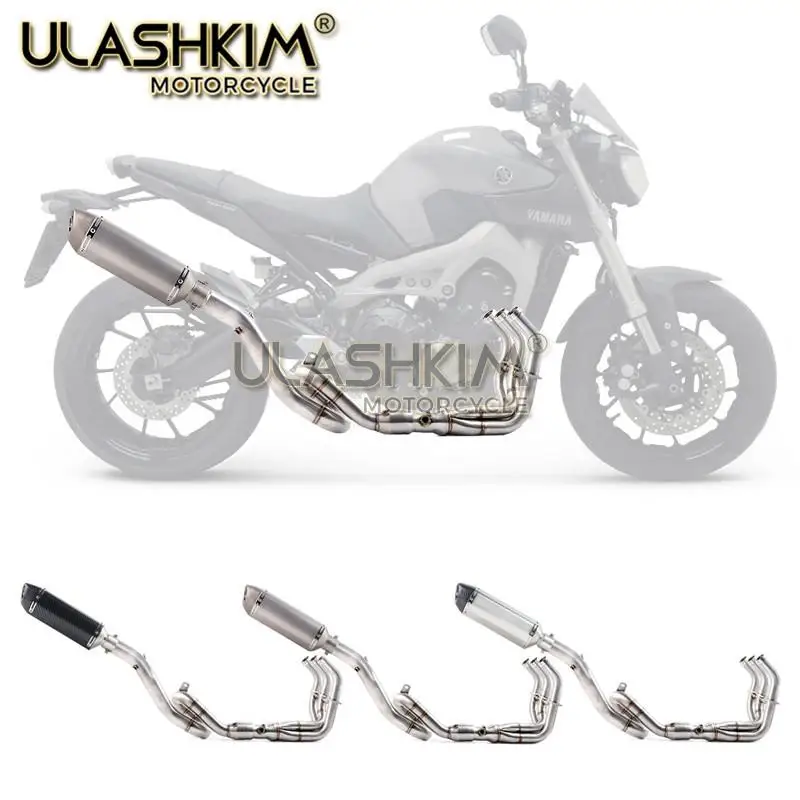 Мотоцикл глушитель полная система скольжения на Yamaha MT-09 FZ-09 MT09 TRACER FZ09