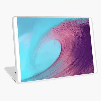

Ocean Waves Sea Water Print Face Mask Blue Surfing Y2K Aesthetic laptop sticker skin for MacBook HP Acer Dell ASUS Lenovo
