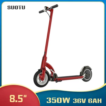 شراءSuotu N-4A 8.5 بوصة الكبار للطي سكوتر كهربائي 350 واط 36 فولت 6AH بطارية ليثيوم Longboard E-سكوتر صغيرة الحجم التنقل Escooter