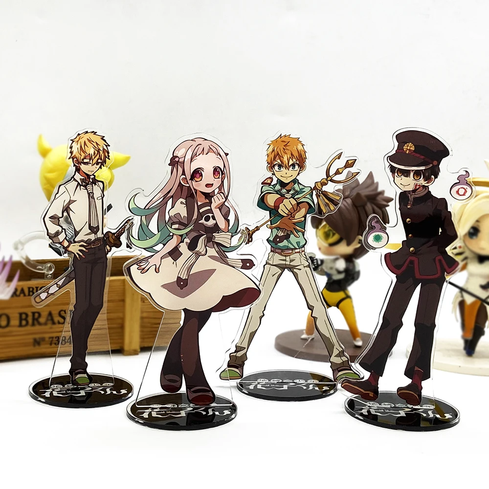 Toilette Jibaku Shounen Hanako-Kun Nene Minamoto Kou Teru Supporto Acrilico Figura Modello Portapiatti Cake Topper Game Giapponese