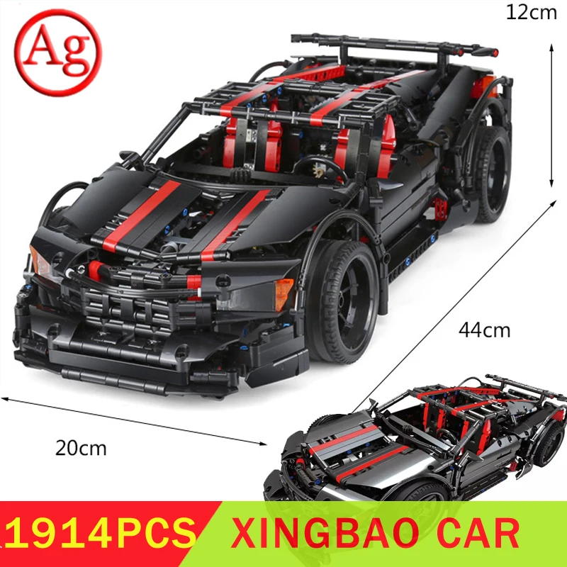 Technic Racer спортивный автомобиль строительный блок город lepinblocks xingbao совместимые DIY
