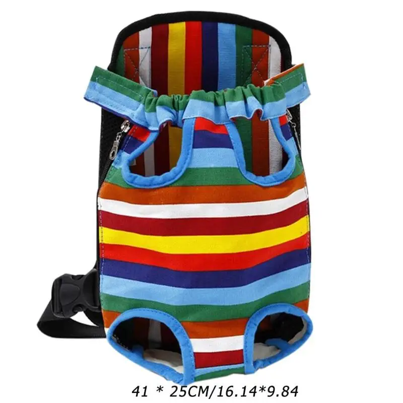 Переноска для собак сетчатый рюкзак товары для путешествий различные характеристики дополнительный модный дышащий держатель ручки плеча - Цвет: Seven colors