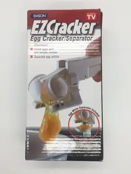 

Clip dan qi Egg Creacker Whisk Eggs Egg Cutter Egg White Separator Plastic Ezcracfer
