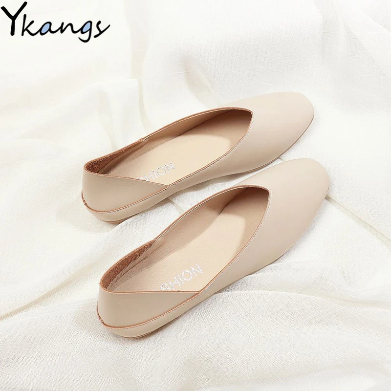 nude color flats