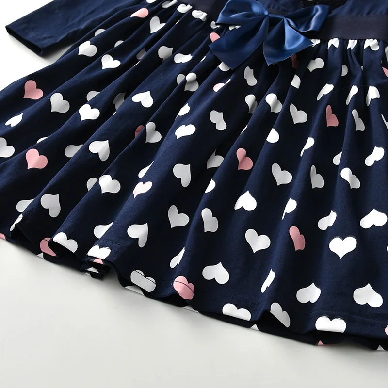 VIKITA Kids Autumn Dress for Girls Children Sequined Dress Girls Butterfly Dresses Toddlers Kids Long Sleeve Cotton Vestidos