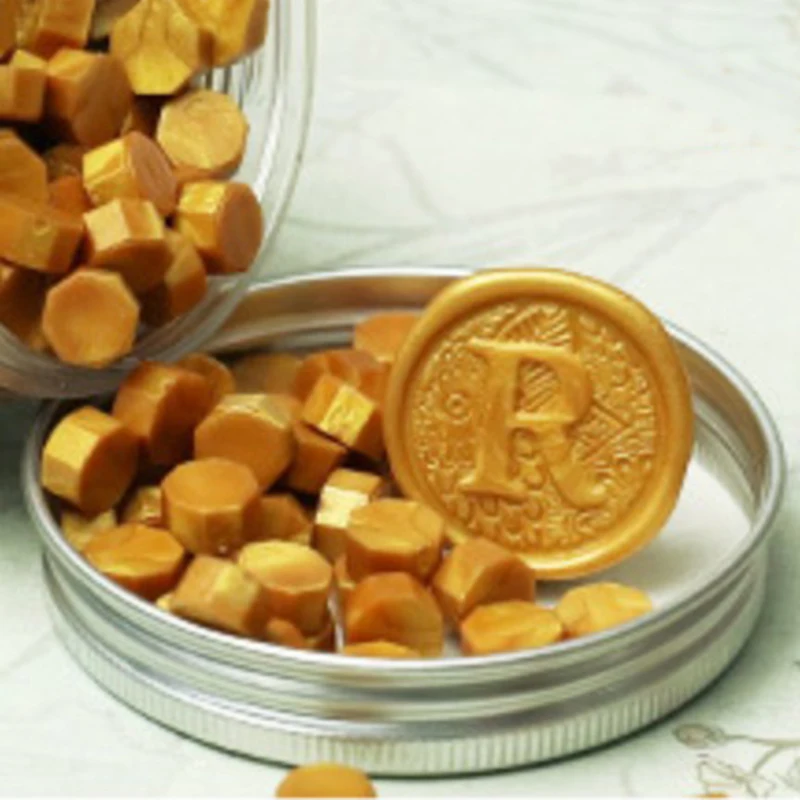 Gold 200 шт уплотнительные восковые бусины гранулированный зернистый воск уплотнительный штамп восковые таблетки для конверта свадебные карты старинные ремесла украшения - Цвет: Gold