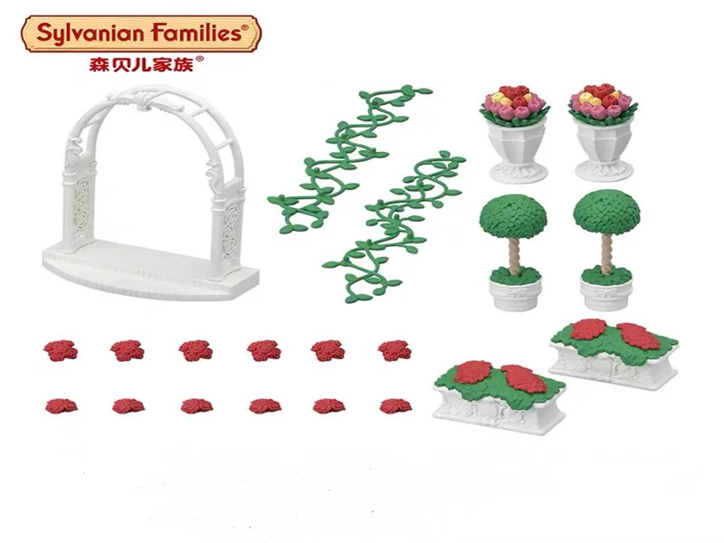 Sylvanian Families Dollhouse Floral Garden Set Furniture Accessories Gift Girl Toy No Figure New in Box 5361 5